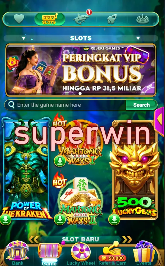 superwin Tangkapan Layar Resmi APK